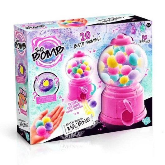 Bath Bomb Spender Canal Toys So Bomb mit 20 Mini Bomben und 10 Charms