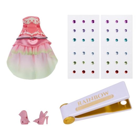 Poupée de mode Rainbow High Be Dazzling Adeline Rose 27 cm