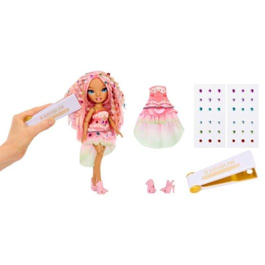 Poupée de mode Rainbow High Be Dazzling Adeline Rose 27 cm
