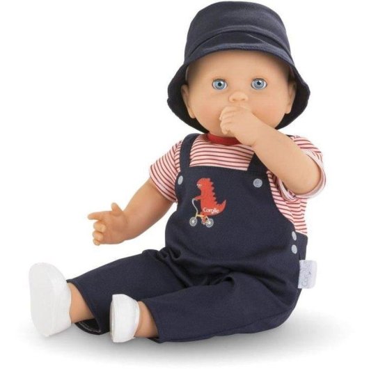 Bambole Bambola Corolle Mon Grand Poupon Eliott 36 cm Corpo Morbido