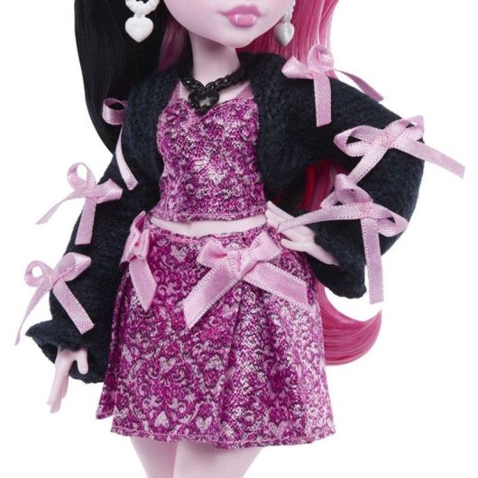 Poupée Monster High Draculaura 28,6 cm avec Mascotte et 7 Accessoires