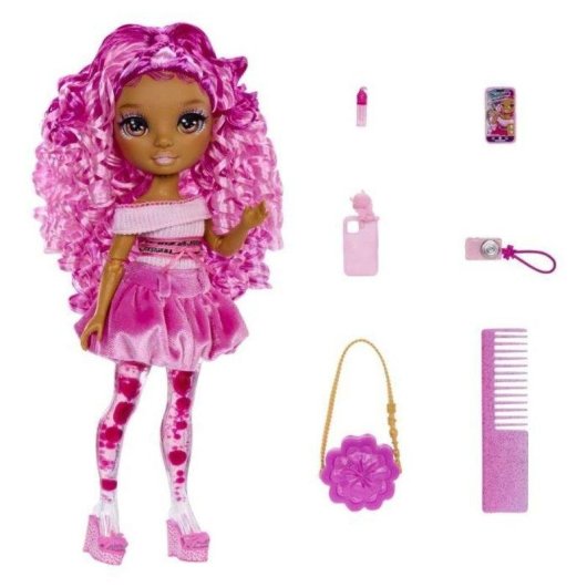 Bambola Fashion Rainbow High Sparkle & Shine 27 cm Rosa Glitter