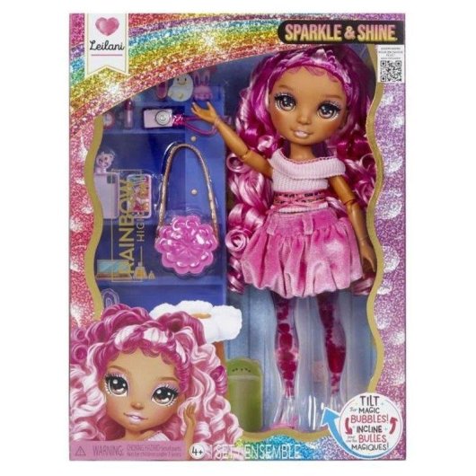 Bambola Fashion Rainbow High Sparkle & Shine 27 cm Rosa Glitter