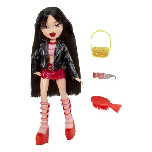 Gelenkige Bratz Goin' Out Jade Puppe 29,8 cm mit Kleidung und Accessoires