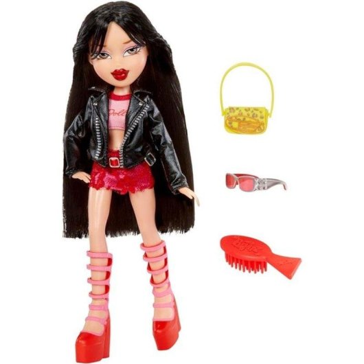 Gelenkige Bratz Goin' Out Jade Puppe 29,8 cm mit Kleidung und Accessoires