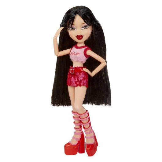 Gelenkige Bratz Goin' Out Jade Puppe 29,8 cm mit Kleidung und Accessoires