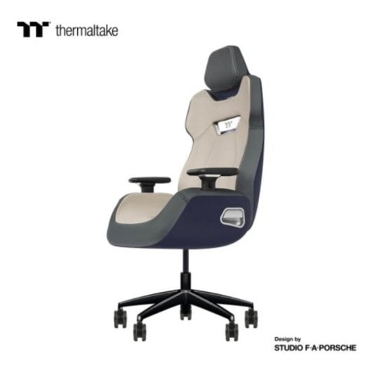 Chaise gaming Thermaltake ARGENT E700 Aluminium Plomb