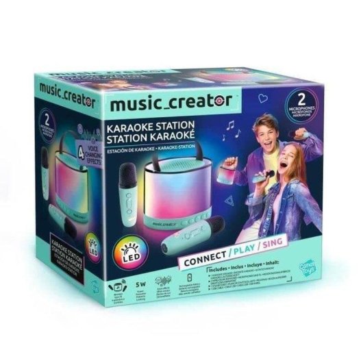 Lautsprecher Canal Toys Music Creator Mini Karaoke Bluetooth mit 2 kabellosen Mikrofonen
