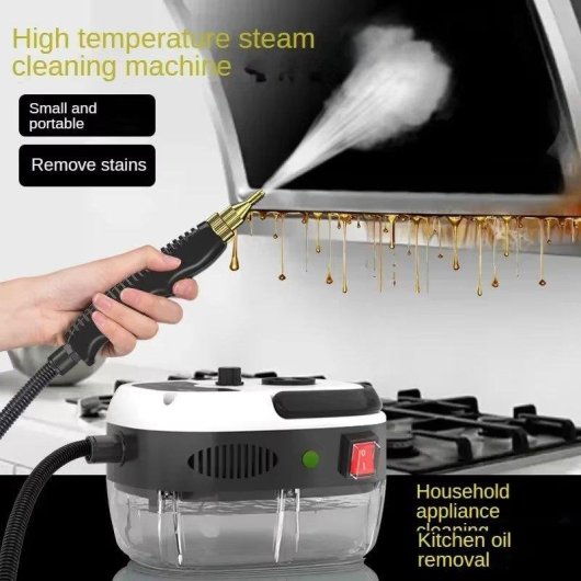 Limpiateur vapeur 2500W haute température portable avec brosses cuisine salle de bain voiture