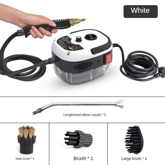 Limpiateur vapeur 2500W haute température portable avec brosses cuisine salle de bain voiture