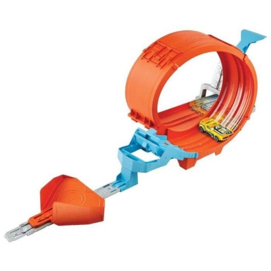 Circuito Hot Wheels Looping Champion Action con 1 Auto 1:64 Doppio Lanciatore