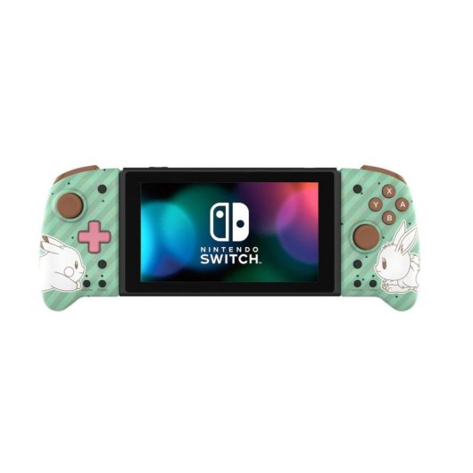 Comando Hori Split Pad Pro Pikachu & Eevee para Nintendo Switch, com fio, sticks analógicos completos, D-pad, gatilhos traseiros, turbo