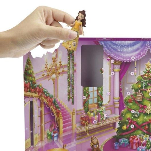 Calendario de Adviento Disney Princess Mattel 24 Sorpresas con Mini Muñecas