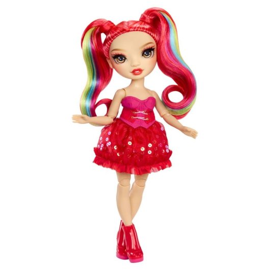 Poupée de mode Rainbow High Vivienne Rouge avec outil bedazzler et pierres