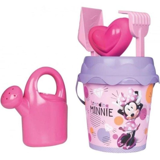 Schaufelset Minnie Smoby Rosa 17 cm mit Zubehör