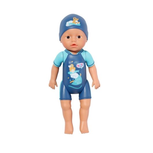 Boneca BABY born My First Swim Boy 30 cm para banho e piscina