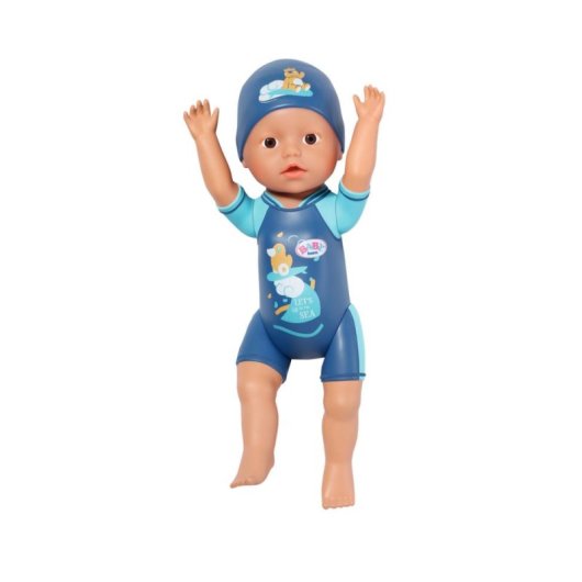 Boneca BABY born My First Swim Boy 30 cm para banho e piscina