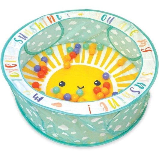 Infantino Pop-up Spielzone - 50 weiche Bälle - Ø 88 cm - Mit Tragetasche