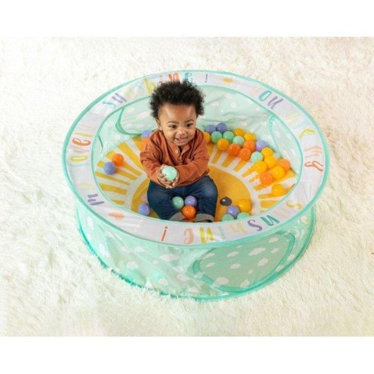 Infantino Pop-up Spielzone - 50 weiche Bälle - Ø 88 cm - Mit Tragetasche