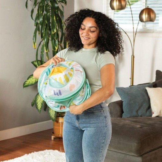 Infantino Pop-up Spielzone - 50 weiche Bälle - Ø 88 cm - Mit Tragetasche