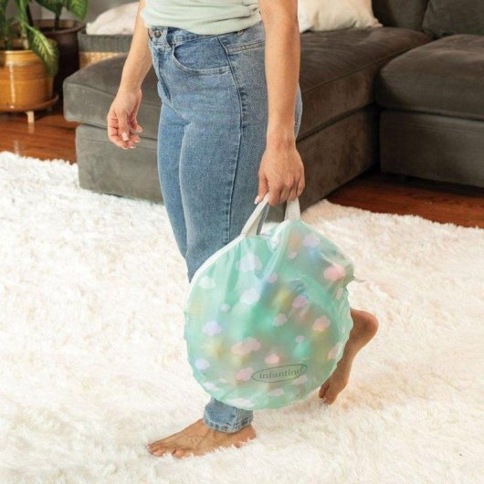 Infantino Pop-up Spielzone - 50 weiche Bälle - Ø 88 cm - Mit Tragetasche
