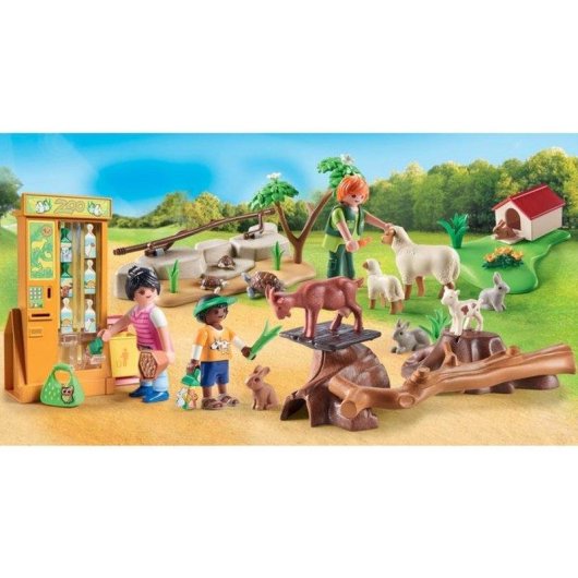 Gioco Playmobil MyLife 72007 Scoperta Animali della Fattoria, 63 Pezzi