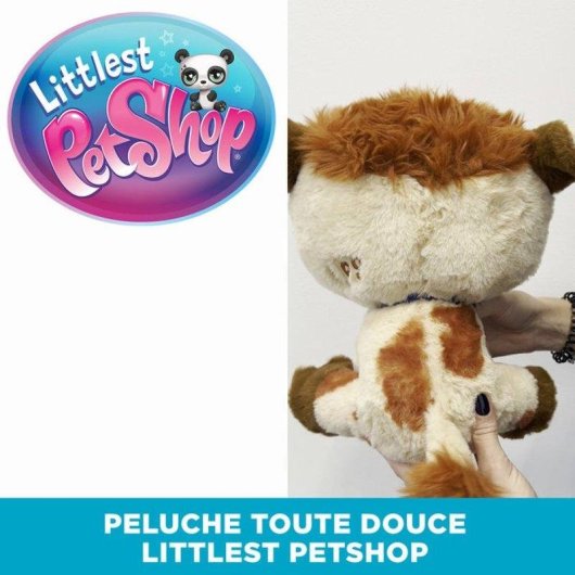 Plüschtier Bandai Littlest Pet Shop Deluxe Kuh 25 cm Sitzend Multicolor