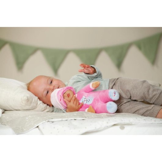 Poupée Bébé Douce BABY born Sleepy Pink 30 cm Sonnerie Lavable