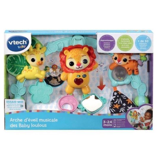 Arco de actividades musical VTech Baby 50+ melodías León luminoso 3-24 meses