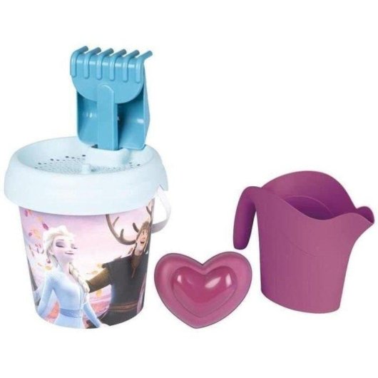 Smoby Frozen Spielzeug-Set mit Eimer, Gießkanne und Sandzubehör
