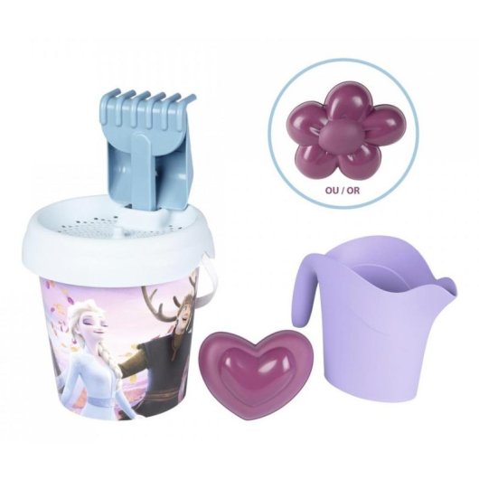 Smoby Frozen Spielzeug-Set mit Eimer, Gießkanne und Sandzubehör