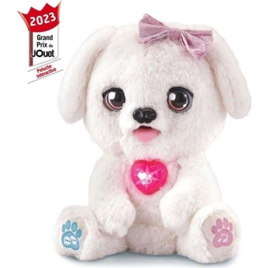 Peluche Interativo VTech Kisskiss com Sensor de Nariz e 200+ Músicas