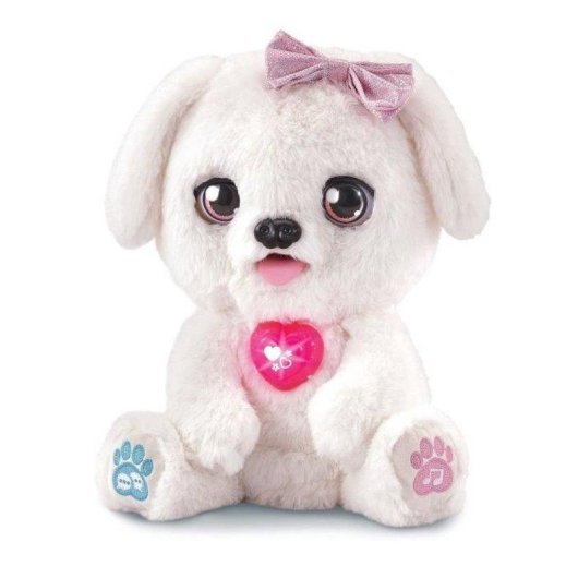 Peluche Interativo VTech Kisskiss com Sensor de Nariz e 200+ Músicas
