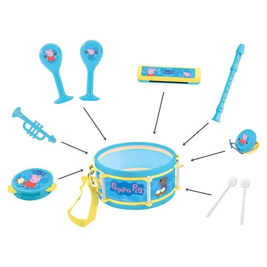 Gioco Musicale Lexibook Peppa Pig K360PP - 7 Strumenti Plastica