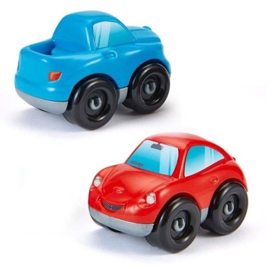 Autotransporter Ecoiffier Abrick 2 Ebenen mit 6 Autos