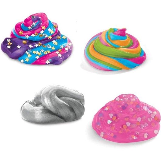 Kit para fazer slime Lexibook Cra-z-slimy Sparkling misturador manual +6