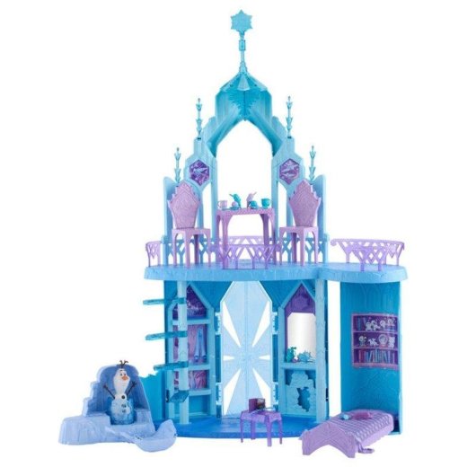 Palácio de Gelo Elsa Disney Frozen Mattel Olaf 21 Acessórios 89 cm