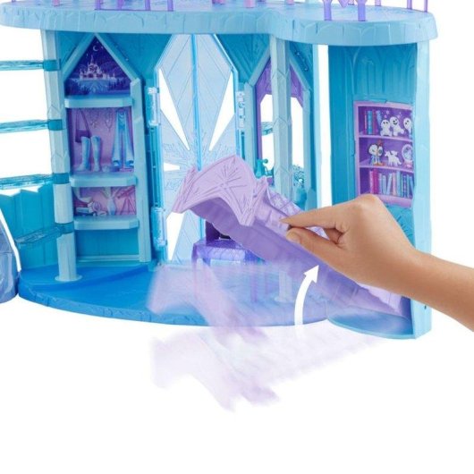 Palácio de Gelo Elsa Disney Frozen Mattel Olaf 21 Acessórios 89 cm