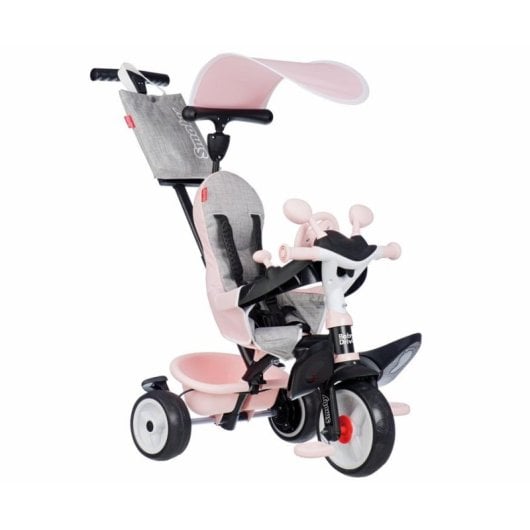 Tricliclo Évolutif 3-en-1 Smoby Baby Driver Rose - 10 Mois à 3 Ans