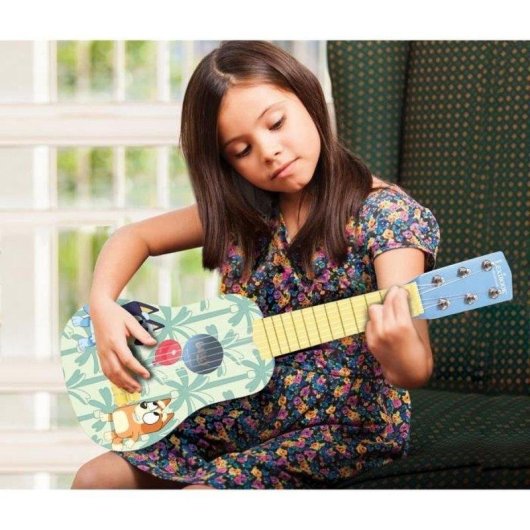 Akustikgitarre Lexibook Bluey 53 cm 6 Metallsaiten