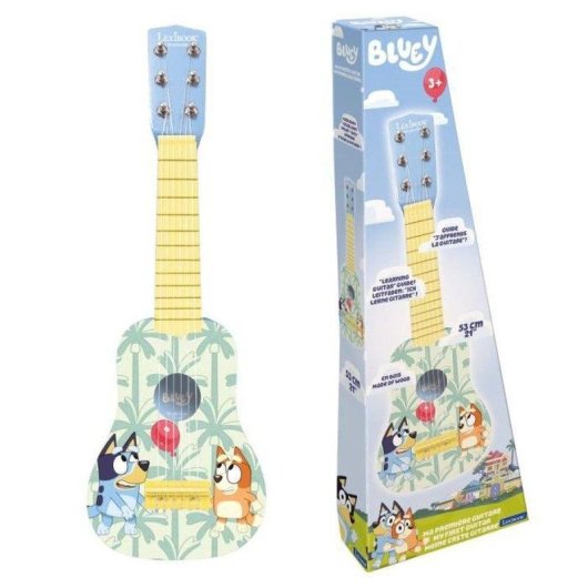Akustikgitarre Lexibook Bluey 53 cm 6 Metallsaiten