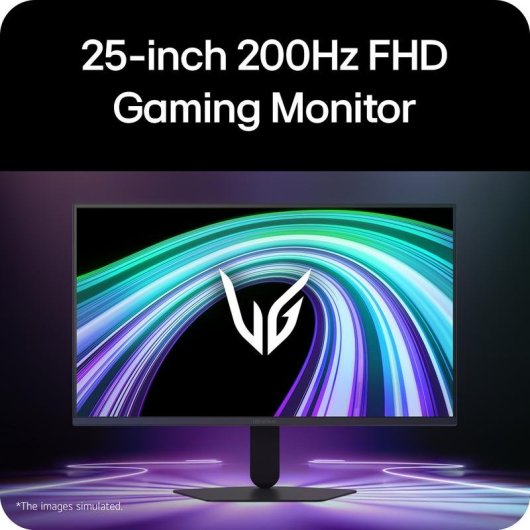 Monitor LG 24.4" Full HD 200Hz IPS 1ms FreeSync G-SYNC HDR10 Gaming
