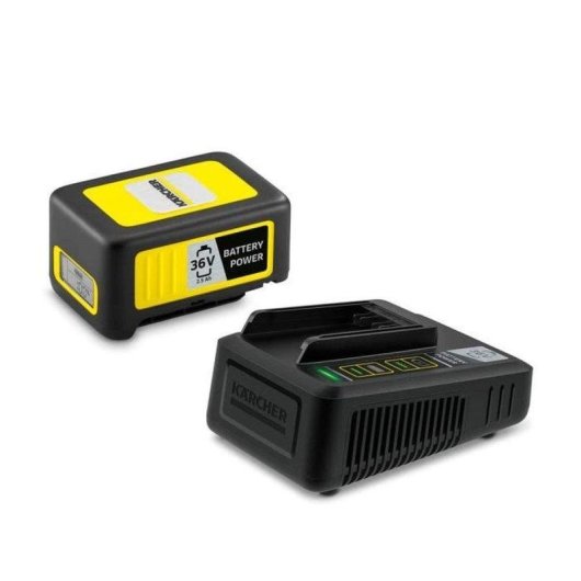 Kit de démarrage Kärcher Battery Power 36V 2,5 Ah avec chargeur rapide et écran LCD
