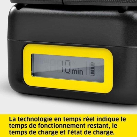 Kit de démarrage Kärcher Battery Power 36V 2,5 Ah avec chargeur rapide et écran LCD