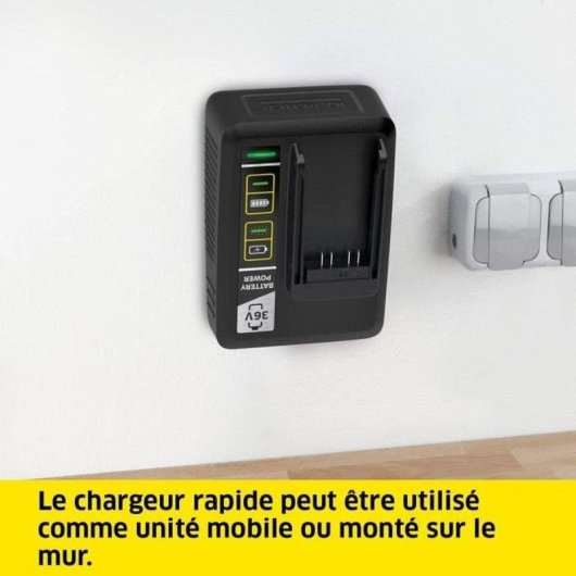 Kit de démarrage Kärcher Battery Power 36V 2,5 Ah avec chargeur rapide et écran LCD