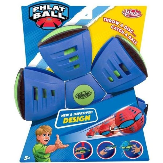 Phlat Ball Classic Goliath Bleu - Disque Pliable Se Transformant En Balle
