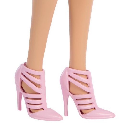 Modepuppe Barbie Deluxe Style JJN69 29.5 cm mit Rosa Cowgirl-Outfit Zebra-Muster