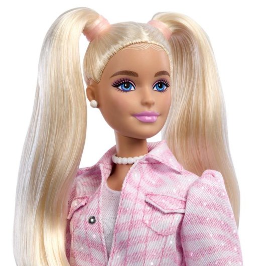 Modepuppe Barbie Deluxe Style JJN69 29.5 cm mit Rosa Cowgirl-Outfit Zebra-Muster