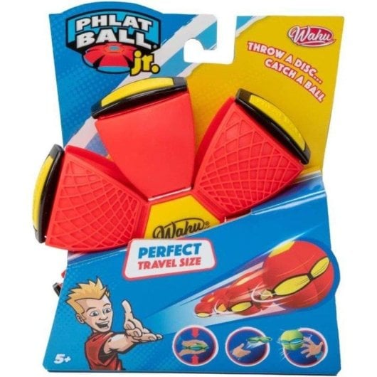 Disco Plegável Goliath Phlat Ball Junior Vermelho 6" que se transforma em bola de 4"