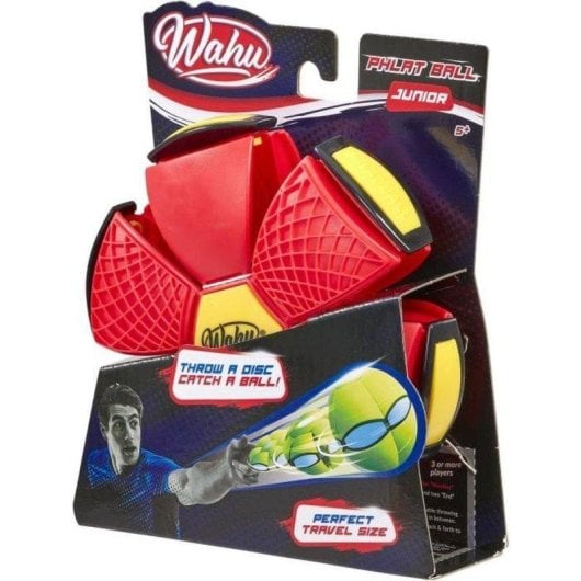 Disco Plegável Goliath Phlat Ball Junior Vermelho 6" que se transforma em bola de 4"